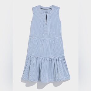 Vineyard Vines Blue and White Striped Sleeveless Dress